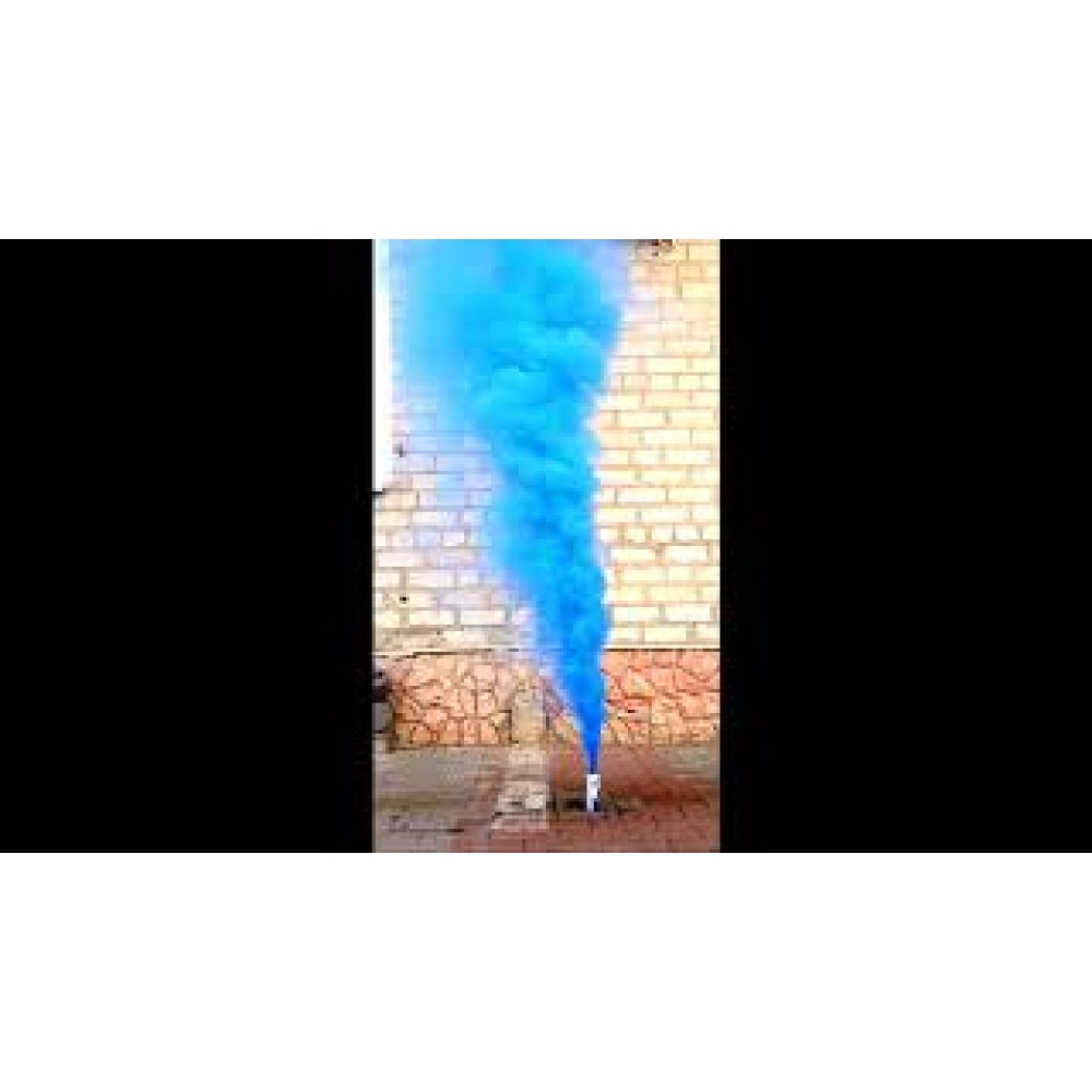 Цветной дым синего цвета (Maxsem 45 сек.)