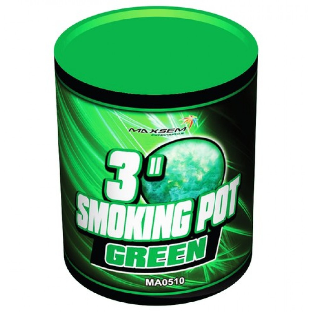 Цветной дым зелёный цвет (POT) Maxsem