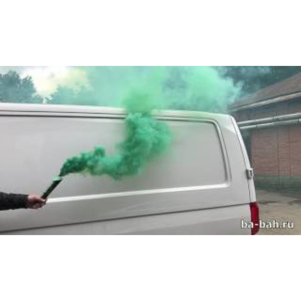 Цветной дым Зеленого цвета 120сек
